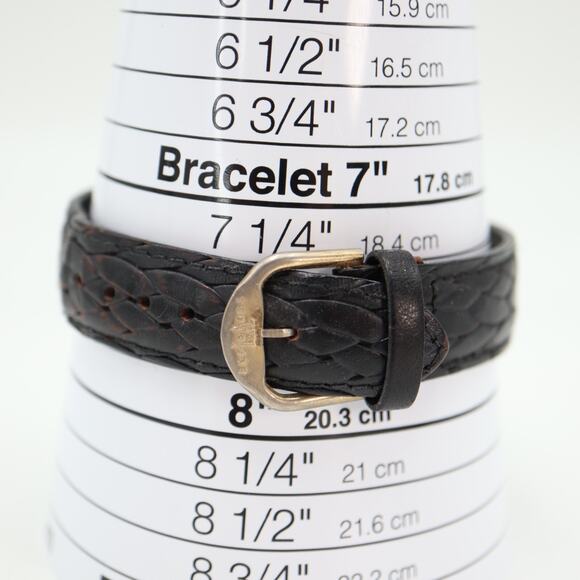 Express LA 40mm Glow Watch White Backlight Dial Black Leather w New Battery - Picture 4 of 16